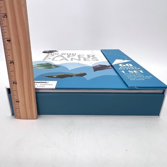 Fun With Paper Planes Set By SpiceBox 60 Planes Fold & Fly Book & Power Launcher - Picture 11 of 12